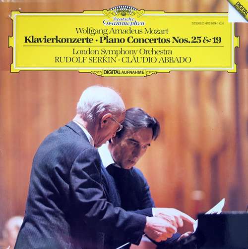 Cover Wolfgang Amadeus Mozart, London Symphony Orchestra*, Rudolf Serkin, Claudio Abbado - Klavierkonzerte • Piano Concertos Nos. 25 & 19 (LP) Schallplatten Ankauf