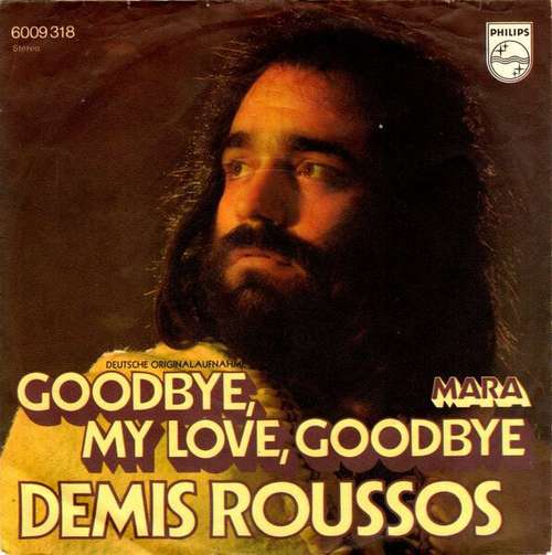 Cover Demis Roussos - Goodbye, My Love, Goodbye (7, Single) Schallplatten Ankauf