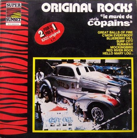 Cover Various - Original Rocks - «Le Musée De Salut Les Copains» (2xLP, Comp) Schallplatten Ankauf