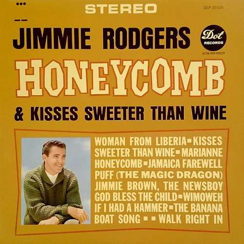 Cover Jimmie Rodgers (2) - Honeycomb & Kisses Sweeter Than Wine (LP, Album) Schallplatten Ankauf