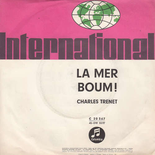 Cover Charles Trenet - La Mer / Boum ! (7, Single) Schallplatten Ankauf