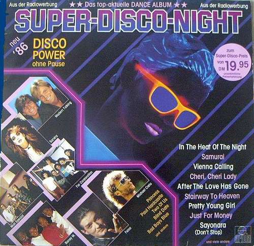 Cover Various - Super Disco Night (Disco Power Ohne Pause) (LP, Mixed, Comp) Schallplatten Ankauf