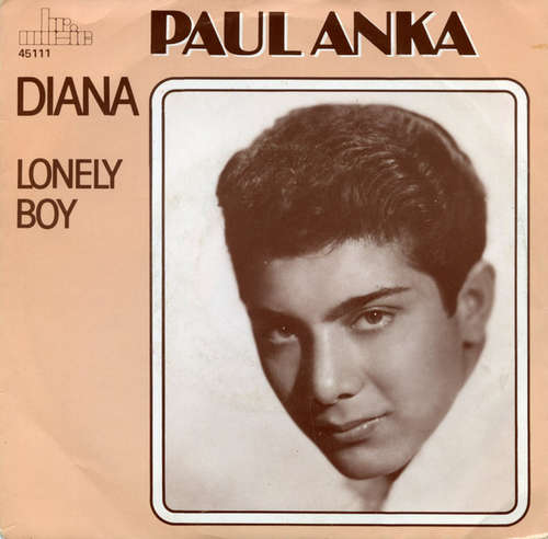 Cover Paul Anka - Diana / Lonely Boy (7, Single) Schallplatten Ankauf