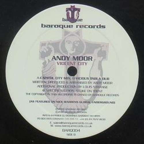 Cover Andy Moor - Violent City (12) Schallplatten Ankauf