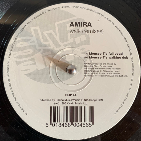 Cover Amira - Walk (Remixes) (12) Schallplatten Ankauf