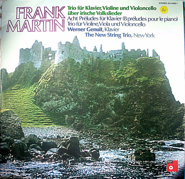 Cover Frank Martin (3), Werner Genuit, The New String Trio, New York - Kammermusik (LP) Schallplatten Ankauf