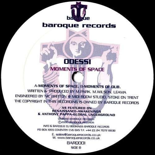 Cover Odessi - Moments Of Space (12) Schallplatten Ankauf