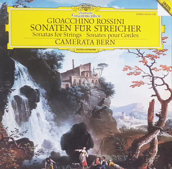 Cover Gioacchino Rossini - Camerata Bern - Sonaten Für Streicher · Sonatas For Strings · Sonates Pour Cordes (LP, Album) Schallplatten Ankauf