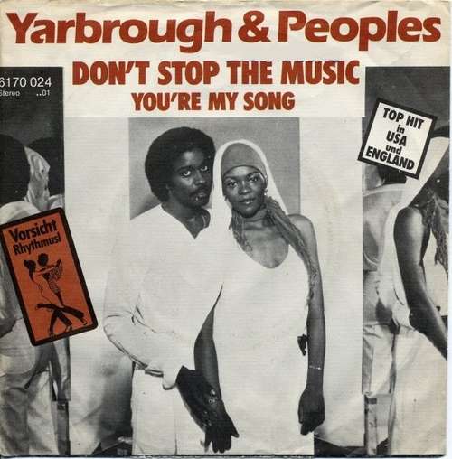 Cover Yarbrough & Peoples - Don't Stop The Music (7, Single) Schallplatten Ankauf
