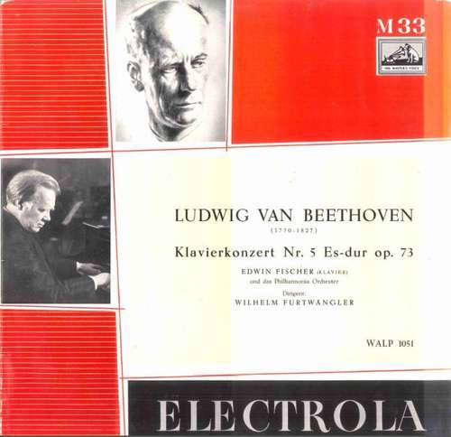 Cover Ludwig van Beethoven - Klavierkonzert Nr. 5 Es-dur Op. 73 (LP, Mono) Schallplatten Ankauf
