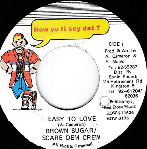 Cover Brown Sugar (13) / Scare Dem Crew - Easy To Love (7) Schallplatten Ankauf
