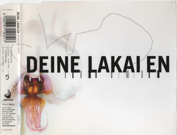 Cover Deine Lakaien - Generators (CD, Single) Schallplatten Ankauf