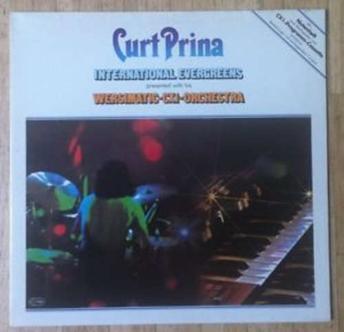Cover Curt Prina - International Evergreens Presented With His Wersimatic-CX1-Orchestra (LP) Schallplatten Ankauf