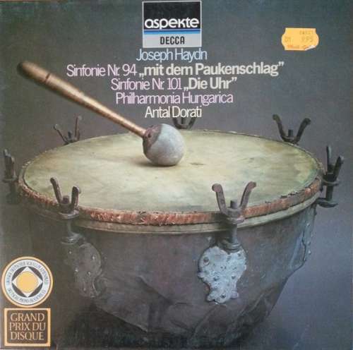 Cover Joseph Haydn, Philharmonia Hungarica, Antal Dorati - Sinfonie Nr. 94 Mit Dem Paukenschlag / Sinfonie Nr. 101 Die Uhr (LP) Schallplatten Ankauf