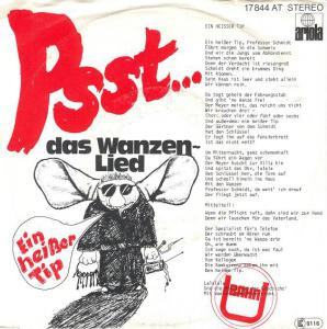 Bild U-Bahn (5) - Psst.....Das Wanzen-Lied (Ein Heißer Tip) (7, Single) Schallplatten Ankauf