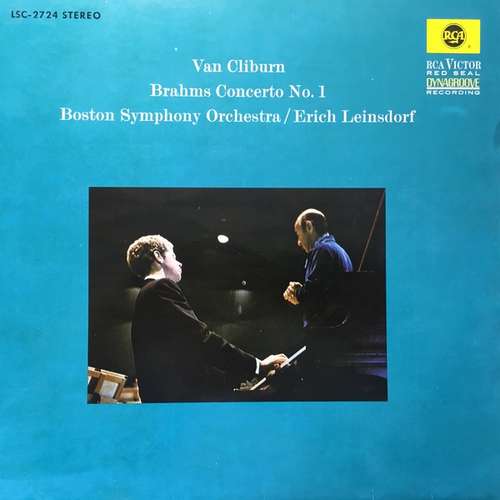 Cover Brahms* / Van Cliburn, Boston Symphony Orchestra, Erich Leinsdorf - Concerto No. 1 (LP) Schallplatten Ankauf