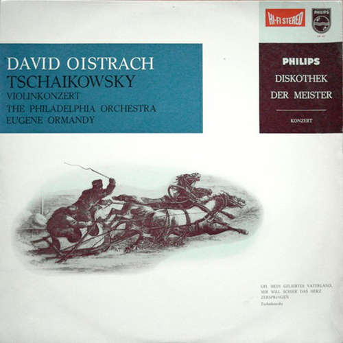 Cover David Oistrach ‧ Tchaikovsky* ‧ The Philadelphia Orchestra, Ormandy* - Violinkonzert (10) Schallplatten Ankauf