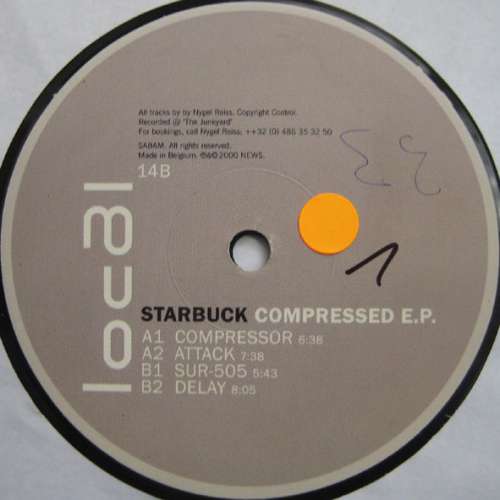 Cover Starbuck - Compressed EP (12) Schallplatten Ankauf