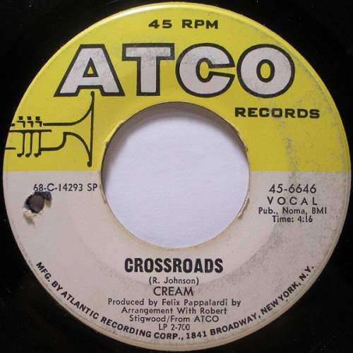 Cover Cream (2) - Crossroads / Passing The Time (7, Single) Schallplatten Ankauf