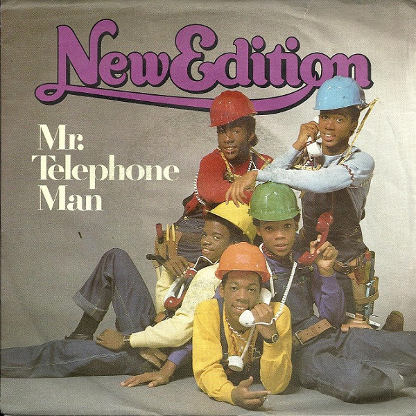 Cover New Edition - Mr. Telephone Man (7) Schallplatten Ankauf