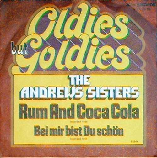 Cover The Andrews Sisters - Rum And Coca Cola / Bei Mir Bist Du Schön (7, Single, RE) Schallplatten Ankauf