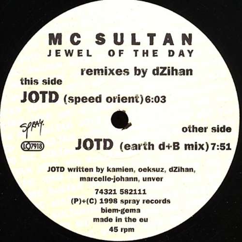 Cover MC Sultan - Jewel Of The Day (12) Schallplatten Ankauf