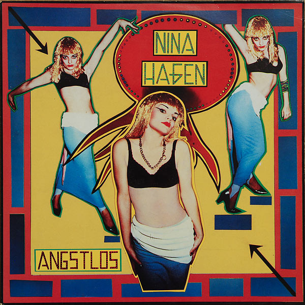 Cover Nina Hagen - Angstlos (LP, Album, RE, Red) Schallplatten Ankauf