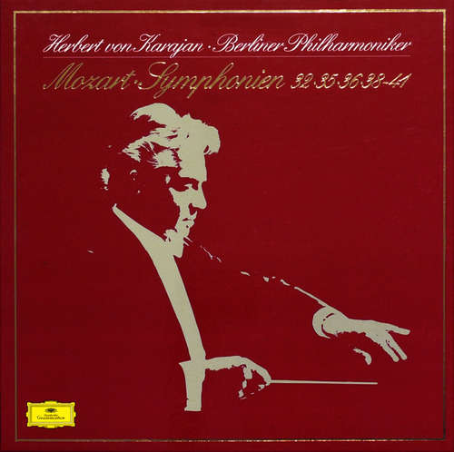 Cover Mozart* - Herbert Von Karajan · Berliner Philharmoniker - Symphonien 32·35·36·38-41 (3xLP, Box) Schallplatten Ankauf