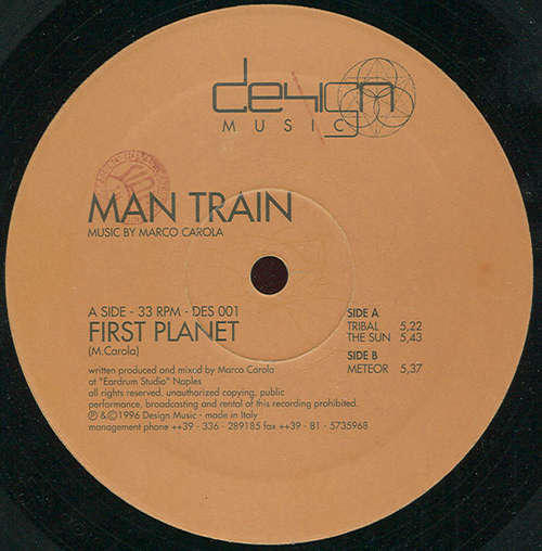 Cover Man Train - First Planet (12) Schallplatten Ankauf