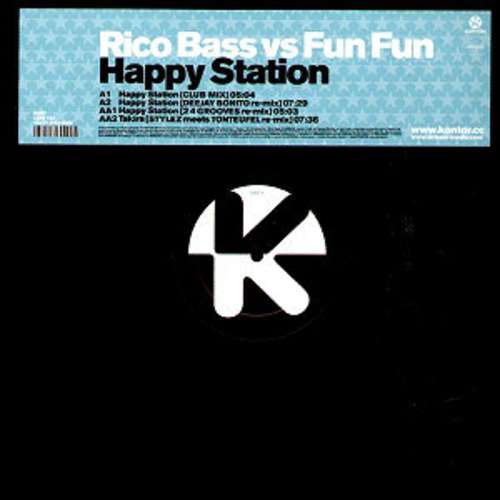 Cover Rico Bass vs. Fun Fun - Happy Station (12) Schallplatten Ankauf