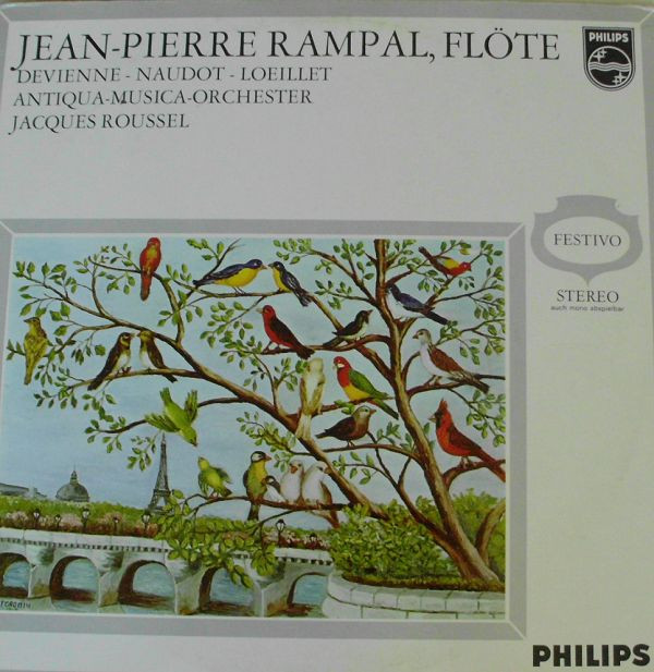 Cover Jean-Pierre Rampal, Antiqua-Musica-Orchester*, Jacques Roussel - Devienne - Naudot - Loeillet (LP) Schallplatten Ankauf