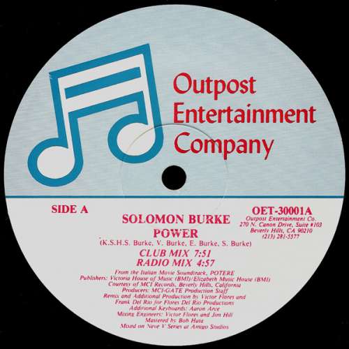Cover Solomon Burke - Power (12) Schallplatten Ankauf