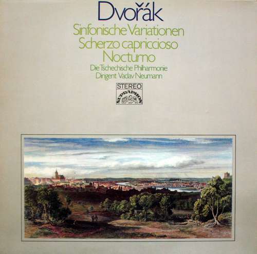 Cover The Czech Philharmonic Orchestra, Václav Neumann - Dvorak: Sinfonische Variationen, Scherzo Capriccioso, Notturno,  (LP) Schallplatten Ankauf