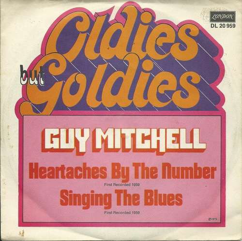 Cover Guy Mitchell - Heartaches By The Number / Singing The Blues (7) Schallplatten Ankauf