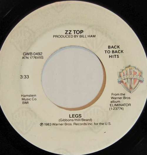 Cover ZZ Top - Legs / Sharp Dressed Man (7, Single) Schallplatten Ankauf
