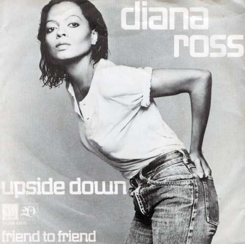 Cover Diana Ross - Upside Down (7, Single) Schallplatten Ankauf