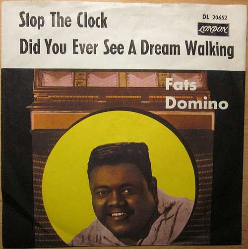 Cover Fats Domino - Stop The Clock / Did You Ever See A Dream Walking (7, Single) Schallplatten Ankauf