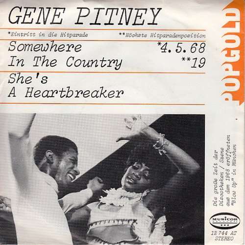 Bild Gene Pitney - Somewhere In The Country / She's A Heartbreaker (7, Single) Schallplatten Ankauf