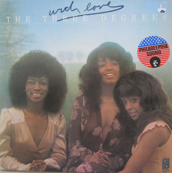 Cover The Three Degrees - With Love (LP, Album) Schallplatten Ankauf