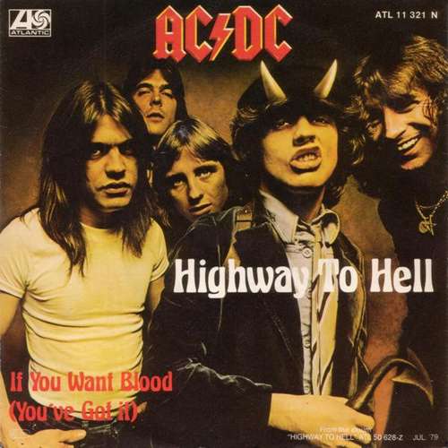 Cover AC/DC - Highway To Hell (7, Single) Schallplatten Ankauf
