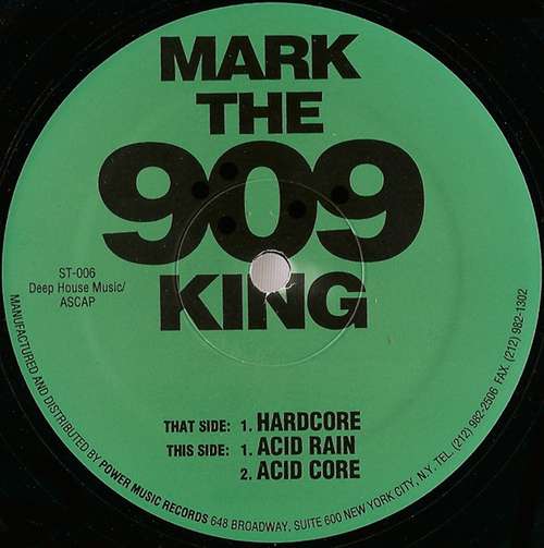 Cover Mark The 909 King - Hardcore (12) Schallplatten Ankauf