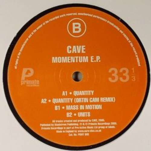 Cover Cave - Momentum E.P. (12, EP) Schallplatten Ankauf