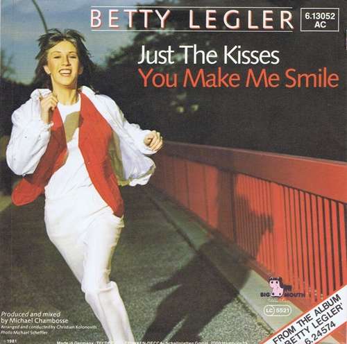 Cover Betty Legler - Just The Kisses (7) Schallplatten Ankauf