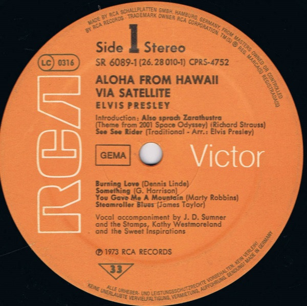 Cover Elvis* - Aloha From Hawaii Via Satellite (2xLP, Album, RE) Schallplatten Ankauf