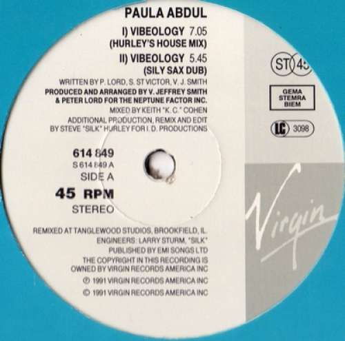 Cover Paula Abdul - Vibeology (12) Schallplatten Ankauf