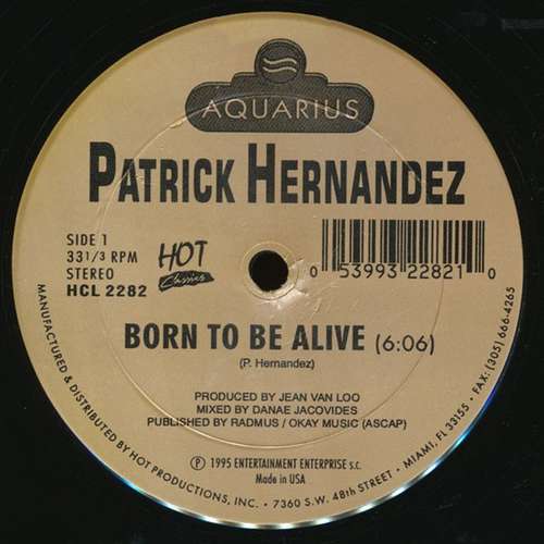 Cover Patrick Hernandez - Born To Be Alive / Disco Queen (12) Schallplatten Ankauf