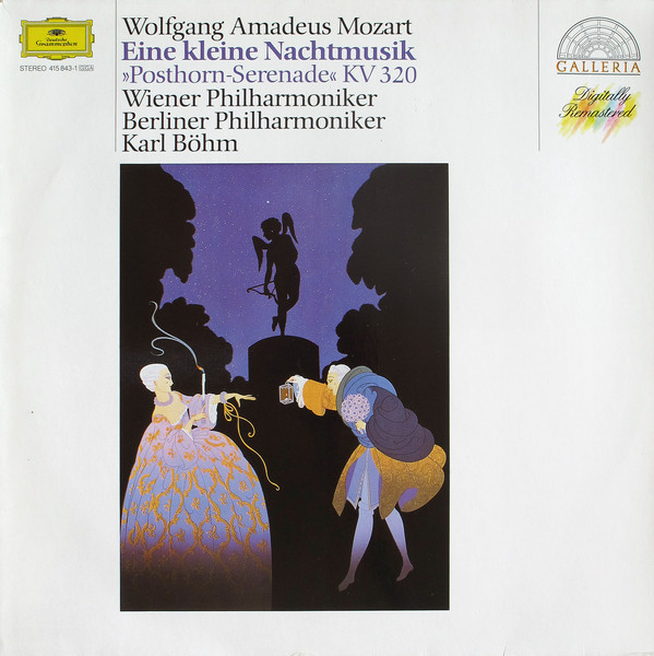 Cover Wolfgang Amadeus Mozart - Wiener Philharmoniker, Berliner Philharmoniker, Karl Böhm - Eine Kleine Nachtmusik / Posthorn-Serenade (LP, Album, RM) Schallplatten Ankauf