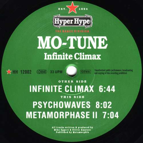 Cover Mo-Tune - Infinite Climax (12) Schallplatten Ankauf