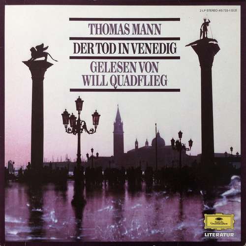 Cover Thomas Mann Gelesen Von Will Quadflieg - Der Tod In Venedig  (2xLP, Album) Schallplatten Ankauf