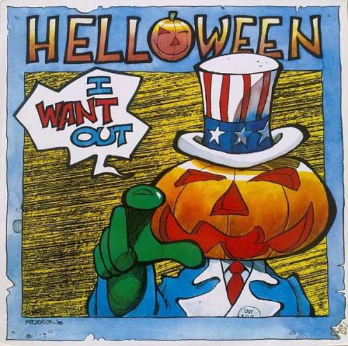 Cover Helloween - I Want Out (12) Schallplatten Ankauf
